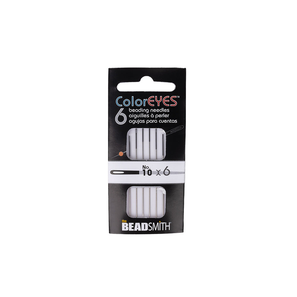 Coloreyes #10 Black Beading Needles - 2.25"